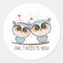 Search for owl love stickers Birds