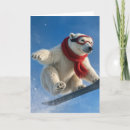 Search for fun winter cards Polar bear