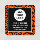 Search for leopard print business cards Simple