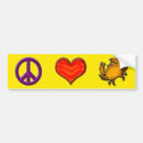 Search for crab bumper stickers Red
