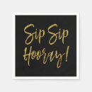 Search for sip sip hooray napkins Typography