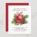 Search for ball christmas invitations Watercolor