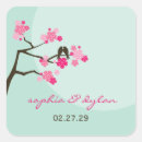 Search for pink cherry blossom wedding stickers Chic
