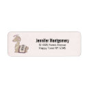 Search for llama return address labels Fun