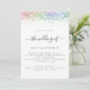 Search for glam wedding invitations Glitter