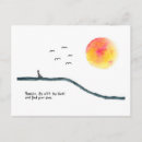 Search for flying birds postcards Sun
