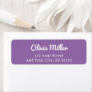 Search for accent return address labels Modern