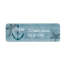Search for starfish beach return address labels Nautical