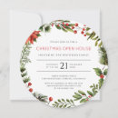 Search for watercolor christmas invitations Greenery