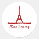 Search for merci beaucoup stickers Eiffel tower