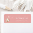 Search for bunny return address labels Pink
