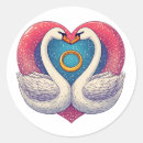 Search for lovebird wedding stickers Heart