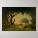 Search for cattles art Sunset
