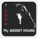 Search for basset hounds stickers Pup