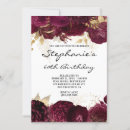 Search for flower border birthday invitations Botanical