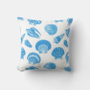 Search for blue seashell cushions Ocean