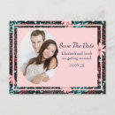 Search for pink floral save the dates Modern