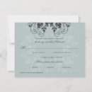 Search for damask wedding rsvp cards Chic