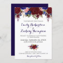 Search for marsala and navy wedding invitations Burgundy