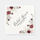 Search for red rose napkins Burgundy