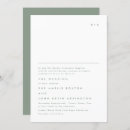 Search for moss green wedding invitations Garden