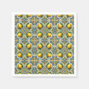 Search for blue lemon napkins Italian