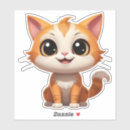 Search for cartoon cat design stickers Animal