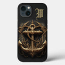Search for nautical monogram iphone cases Gold