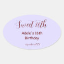 Search for purple name stickers Calligraphy typography elegant romantic
