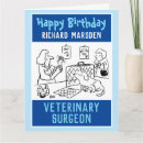 Search for veterinarian birthday cards Animal doctor