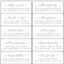 Search for hand lettered wedding stickers Black and white