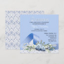 Search for lace sweet 16 invitations Blue