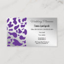 Search for cow print business cards Animal