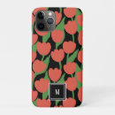 Search for red tulips iphone cases Black