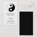 Search for yin yang business cards Yoga