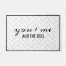 Search for dog doormats Black and white