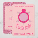Search for girl reptile birthday invitations Pink