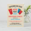 Search for movie night popcorn invitations Cinema