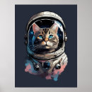 Search for space cat posters Astronaut