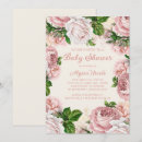 Search for blush baby girl shower invitations Blush pink floral