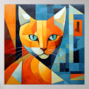 Search for abstract cat posters Feline