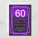 Search for black light birthday invitations Chic