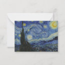 Search for night note cards Vincent van gogh