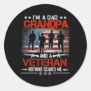 Search for proud grandpa stickers Veteran