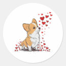 Search for valentine corgi stickers Puppy