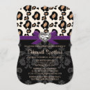 Search for purple bling invitations Heart