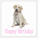 Search for yellow dog stickers Happy birthday