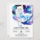 Search for kitty cat birthday invitations Pastel