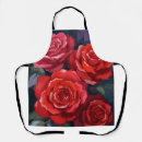 Search for red rose aprons Watercolor
