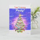 Search for tree trimming invitations Festive